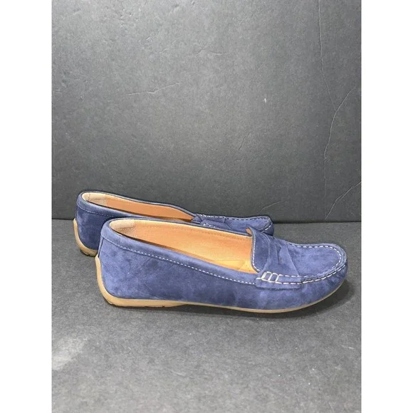 Clarks Artisan Navy Loafers sz. 6.5 - Picture 1 of 5